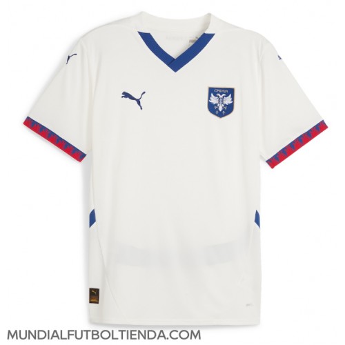 Camiseta Serbia Segunda Equipación Replica Eurocopa 2024 mangas cortas